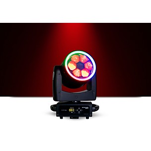 Eliminator Lighting Stryker Max Wash-Zoom RGBW LED Moving Head with LED Ring