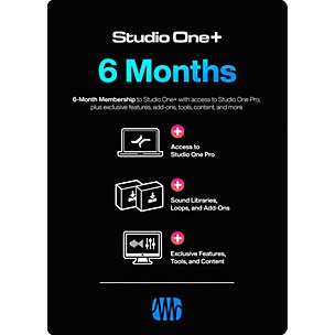 PreSonus Studio One+ 6-Month Subscription