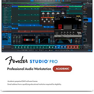Fender Studio Pro 8 DAW Music Production Software - Academic