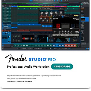 Fender Studio Pro 8 DAW Music Production Software - Crossgrade