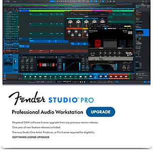 Fender Studio Pro 8 DAW Music Production Software - Upgrade