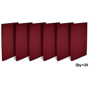 Auralex Studiofoam Wedges 24x48x1 inch Acoustic Panel 20-pack