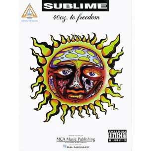 Hal Leonard Sublime 40 Oz to Freedom Guitar Tab Songbook