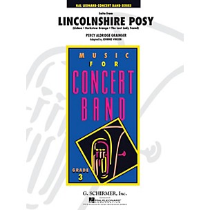 G. Schirmer Suite From Lincolnshire Posy Full Score Concert Band