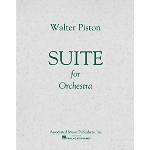 Associated Suite No. 1 for Orchestra (Full Score) Study Score Series Composed by Walter Piston