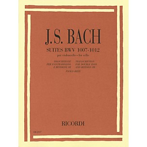 Ricordi Suites, BWV 1007-1012 (Double Bass) String Solo Series Softcover