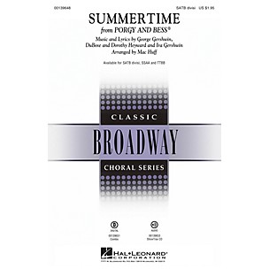 Hal Leonard Summertime (from Porgy and Bess) ShowTrax CD Arranged by Mac Huff