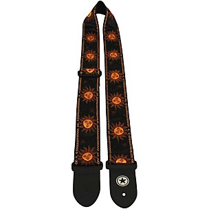 Road Runner Sun Jacquard Guitar Strap