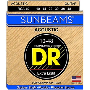 DR Strings Sunbeam Phosphor Bronze Lite Acoustic Guitar Strings