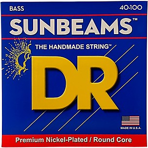 DR Strings Sunbeams NLR-40 Light 4-String Bass Strings