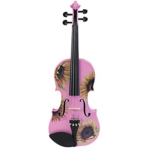 Rozanna's Violins Sunflower Delight Pink Series Violin Outfit