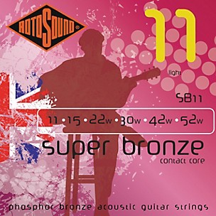 Rotosound Super Bronze Acoustic Guitar Strings