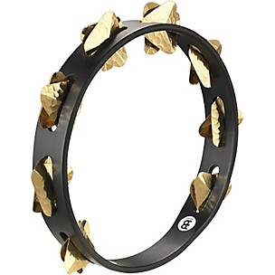 MEINL Super-Dry Studio Wood Tambourine One Row Brass Jingles