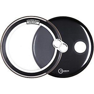 Aquarian Super Kick Bass Drum Head Pack, 22"