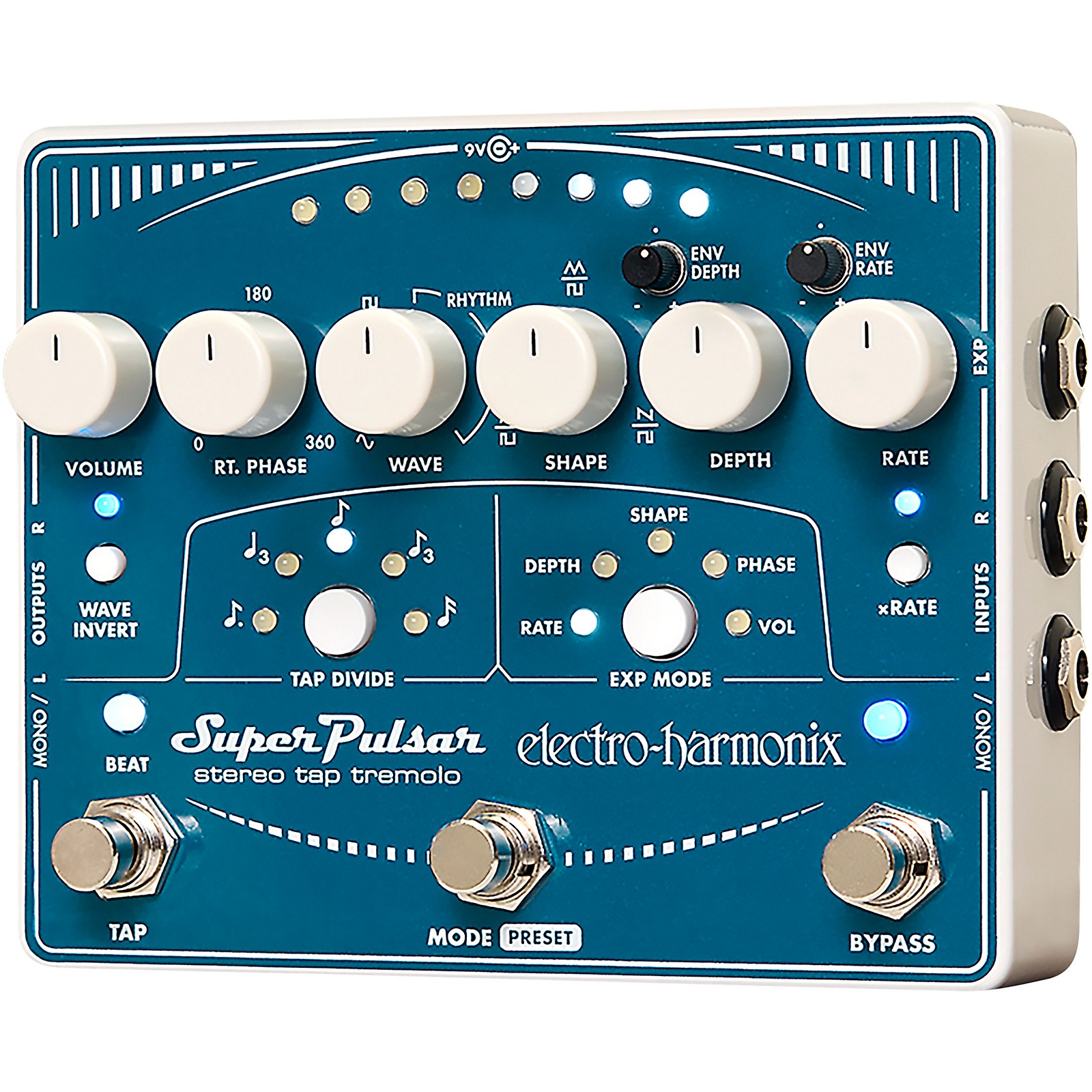 ギター ELECTRO-HARMONIX SUPER PULSAR Electro-Harmonix Super Pulsar Tremolo Guitar Effects Pedal | Music