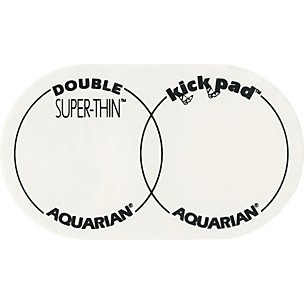 Aquarian Super-Thin Double Bass Drum Kick Pad