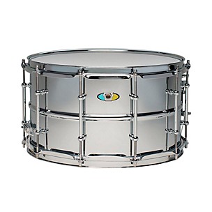 Ludwig Supralite Steel Snare Drum, 14 x 8"