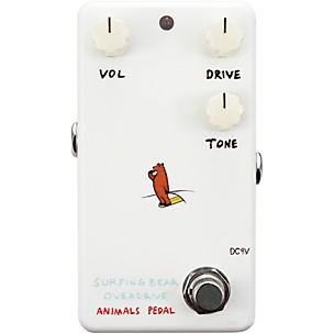 Animals Pedal Surfing Bear Overdrive V2 Effects Pedal
