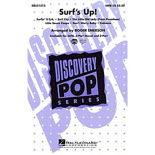 Hal Leonard Surf's Up! (Medley) 2-Part Arranged by Roger Emerson