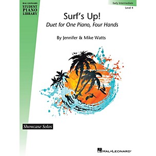 Hal Leonard Surf's Up! Piano Library Series by Jennifer Watts (Level Early Inter)