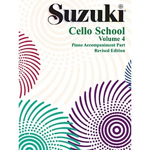 Alfred Suzuki Cello School Piano Accompaniment Vol 4 (Book)