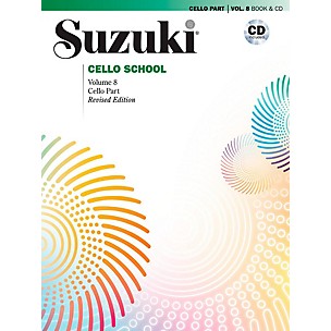 Alfred Suzuki Cello School Volume 8 Book & CD (Revised)