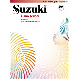 Suzuki Suzuki Piano School New International Edition Piano Book and CD Volume 3
