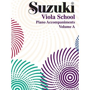 Alfred Suzuki Viola School Piano Accompaniment, Volume A (contains Volumes 1 & 2) Textbook