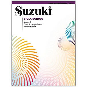 Suzuki Suzuki Viola School, Volume 5 Acc. Book