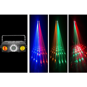 Chauvet Swarm 4 FX Stage Laser Party Light with LED Wash and Strobe Light Effects