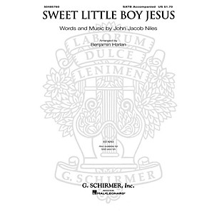 G. Schirmer Sweet Little Boy Jesus SAB Arranged by Benjamin Harlan