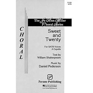 PAVANE Sweet and Twenty SATB a cappella composed by Daniel Pederson