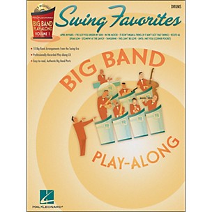 Hal Leonard Swing Favorites Big Band Play-Along Vol. 1 Drums Book/CD