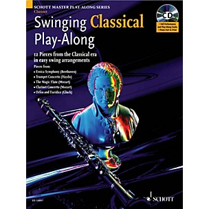 Schott Swinging Classical Play-Along Woodwind Solo Series BK/CD