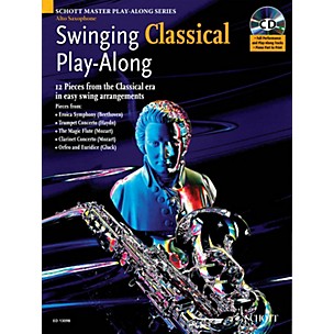 Schott Swinging Classical Play-Along Woodwind Solo Series Book with CD