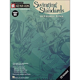 Hal Leonard Swinging Standards Jazz Play-Along Volume 99 Book/CD