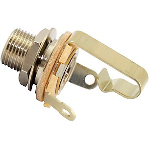 Allparts Switchcraft Long Thread Mono Output Jack, 3/8" Threads -