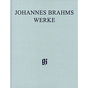 G. Henle Verlag Symphonies No. 1 in C minor, Op. 68 and No. 2 in D Major, Op. 73 Henle Complete Edition Series Hardcover