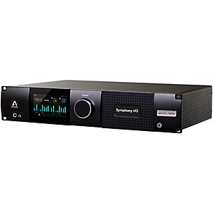 Apogee Symphony I/O MK II Audio Interface With Pro Tools HDX (Dante Upgradable) - 8 Analog I/O With Integrated Mic Preamps (2-DB25 connectors, AES, Optical, SPDIF)