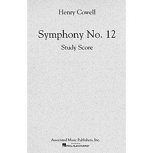 Associated Symphony No. 12 (Full Score) Study Score Series Composed by Henry Cowell