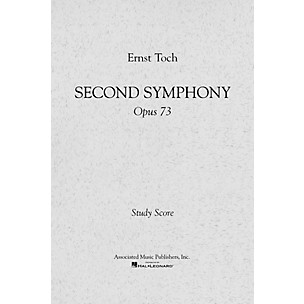 Associated Symphony No. 2, Op. 73 (Full Score) Study Score Series Composed by Ernst Toch