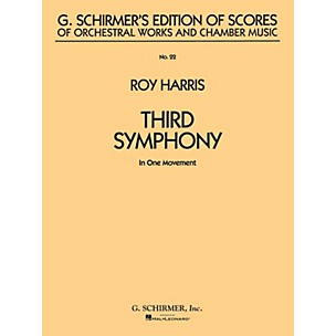 G. Schirmer Symphony No. 3 (in 1 movement) (Study Score No. 22) Study Score Series Composed by Roy Harris
