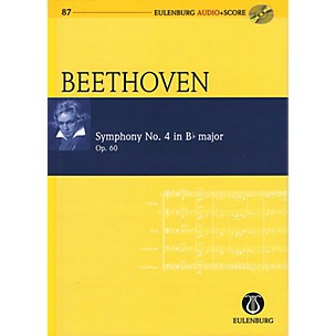 Eulenburg Symphony No. 4 in B-flat Major, Op. 60 Eulenberg Audio plus Score with CD by Beethoven Edited by Clarke