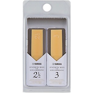 Yamaha Synthetic Alto Saxophone Reed Sample Pack; 2.5-3.0