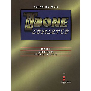 Amstel Music T-Bone Concerto (Full Score) Concert Band Level 5-6 Composed by Johan de Meij