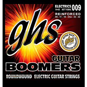 GHS T-GBXL Tremolo Boomer Extra Light Electric Guitar Strings