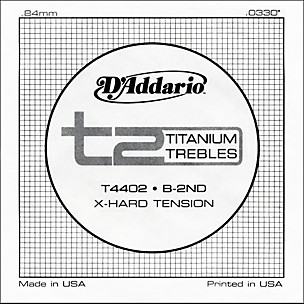 D'Addario T4402 T2 Titanium X-Hard Single Classical Guitar String