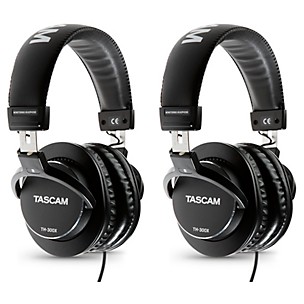 TASCAM TH-300X Studio Headphones 2-Pack