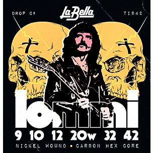 LaBella TI942 Tony Iommi Signature C# Tuning Electric Guitar Strings