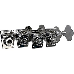 Leo Quan Badass TK-7817 OGT Open-Gear Small Post 4-in-Line Bass Tuning Machines